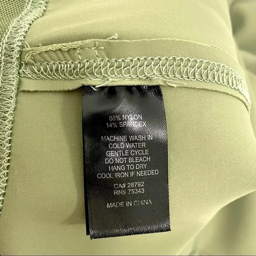 RACHAEL ZOE High Waisted Leggings Green Pocket Athletic Pants Activewear Size XS